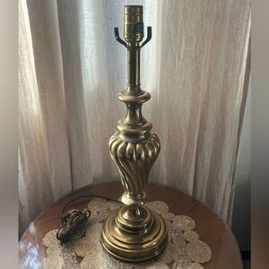 MC Vintage Stiffel Brass Lamp 20 inches tall